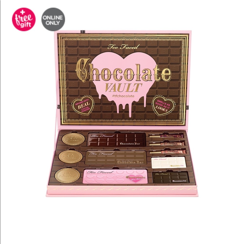 IN SEARCH OF CHOCOLATE TOO FACED VAULT BOX